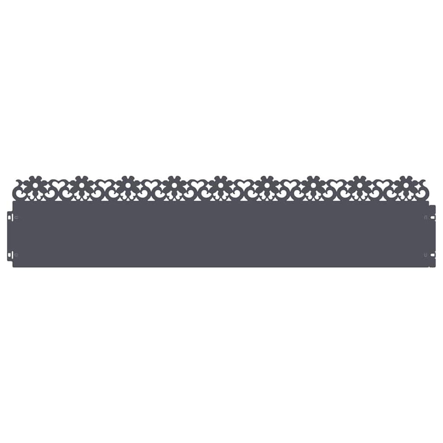 Gazonranden 30 pcs Antraciet 103 x 0,05 x 22 cm Staal