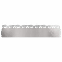 Gazonranden 20 pcs Zilver 103 x 0,05 x 22 cm Roestvrij staal