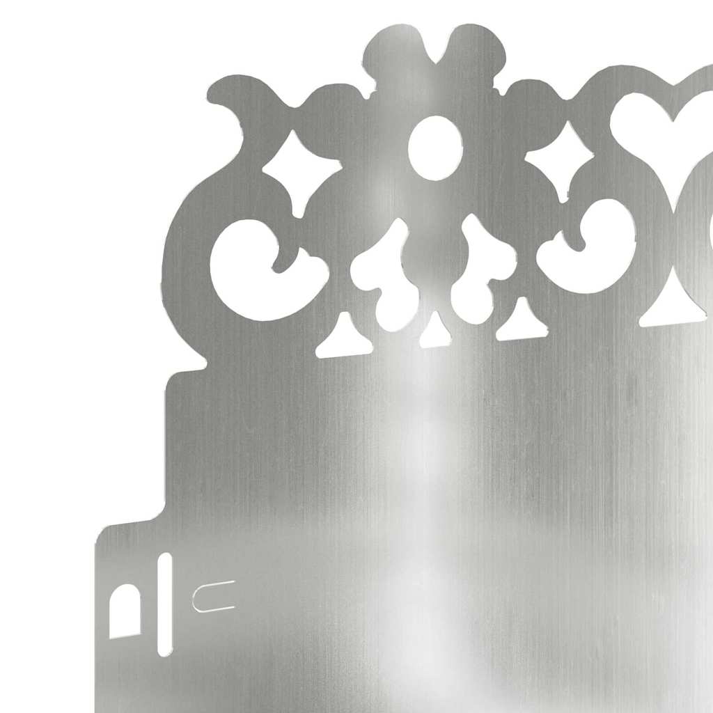Gazonranden 10 pcs Zilver 103 x 0,05 x 22 cm