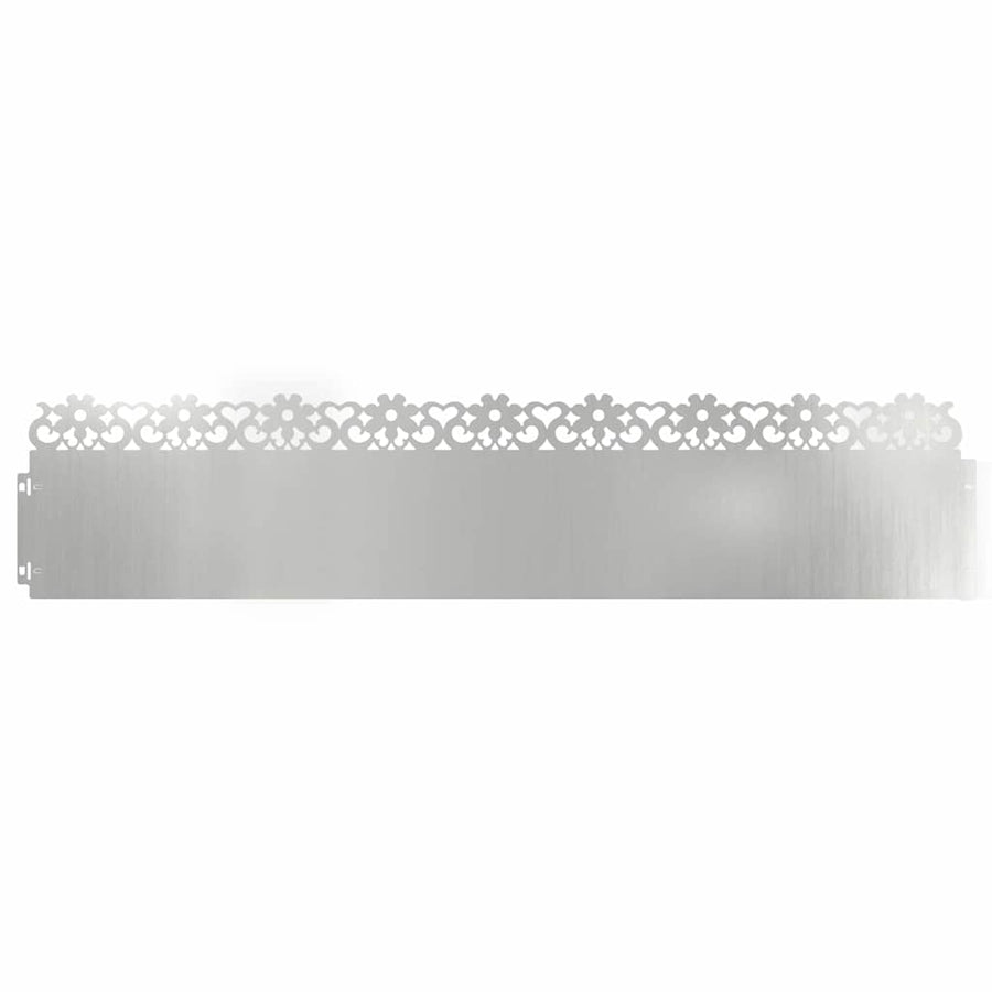 Gazonranden 20 pcs Zilver 103 x 0,05 x 22 cm