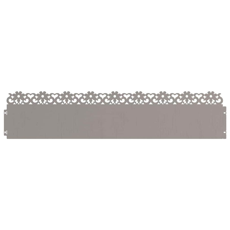 Gazonranden 10 pcs Roestig 103 x 0,05 x 22 cm Cortenstaal