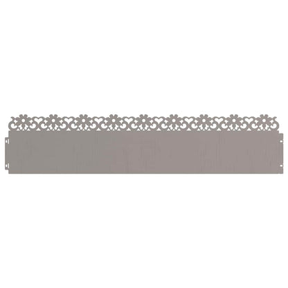 Gazonranden 20 pcs Roestig 103 x 0,05 x 22 cm Cortenstaal