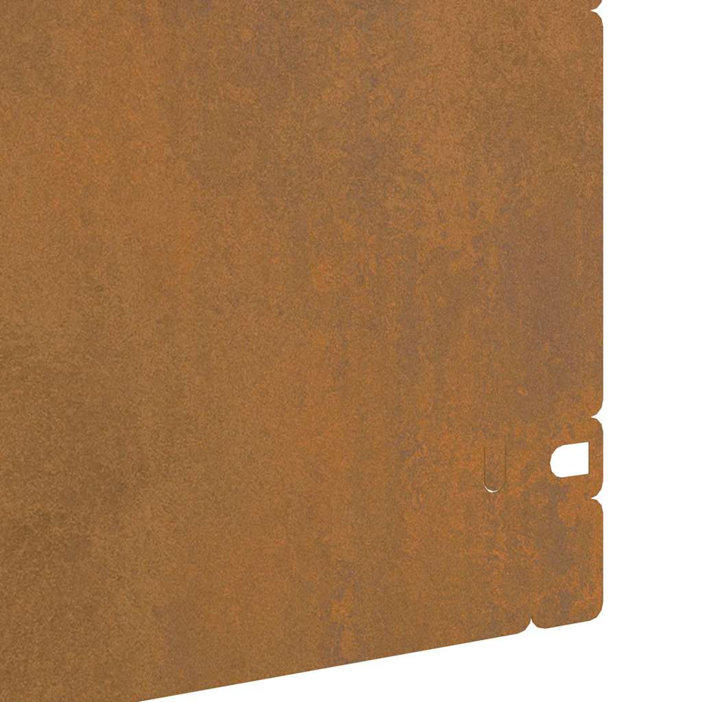 Gazonranden 30 pcs Roestig 103 x 0,05 x 22 cm Cortenstaal
