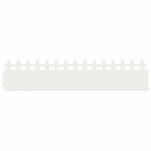 Gazonranden 30 pcs Wit 103 x 0,05 x 22 cm Staal