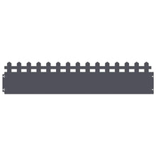 Gazonranden 10 pcs Antraciet 103 x 0,05 x 22 cm Staal