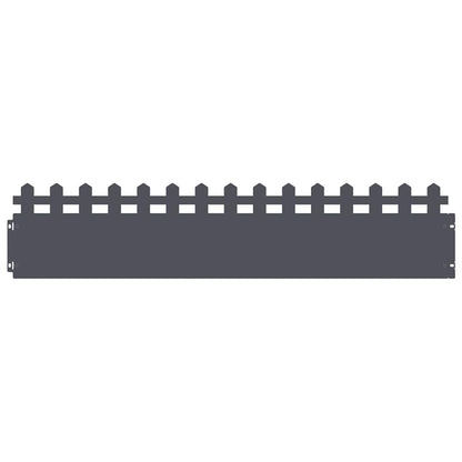 Gazonranden 20 pcs Antraciet 103 x 0,05 x 22 cm Staal