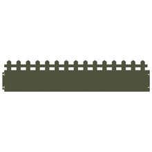 Gazonranden 30 pcs Olijf Groen 103 x 0,05 x 22 cm Staal