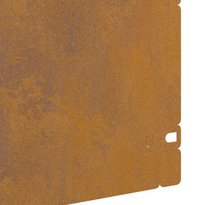 Gazonranden 20 pcs Roestig 103 x 0,05 x 22 cm Cortenstaal