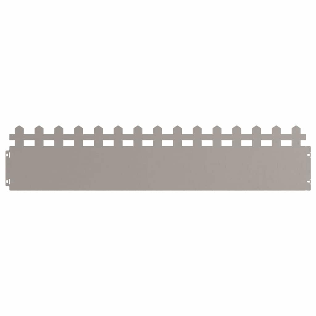Gazonranden 20 pcs Roestig 103 x 0,05 x 22 cm Cortenstaal