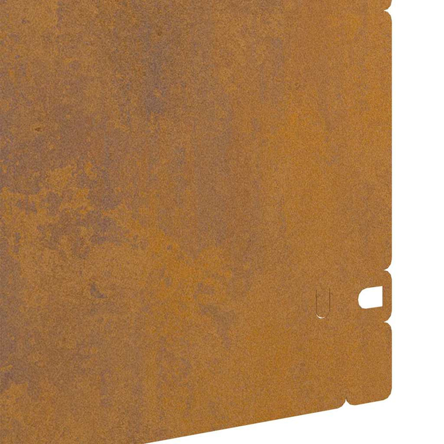 Gazonranden 30 pcs Roestig 103 x 0,05 x 22 cm Cortenstaal
