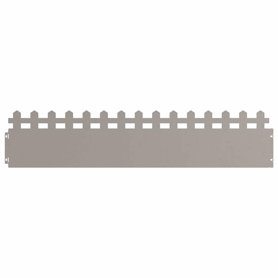 Gazonranden 30 pcs Roestig 103 x 0,05 x 22 cm Cortenstaal