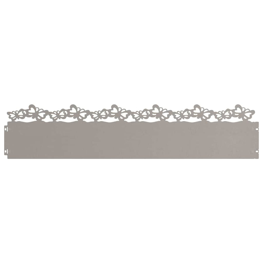 Gazonranden 20 pcs Roestig 103 x 0,05 x 22 cm Cortenstaal