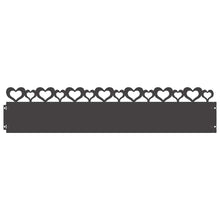 Gazonranden 20 pcs Zwart 103 x 0,05 x 22 cm Staal