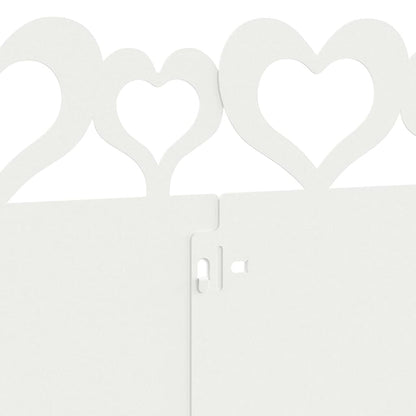 Gazonranden 10 pcs Wit 103 x 0,05 x 22 cm Staal