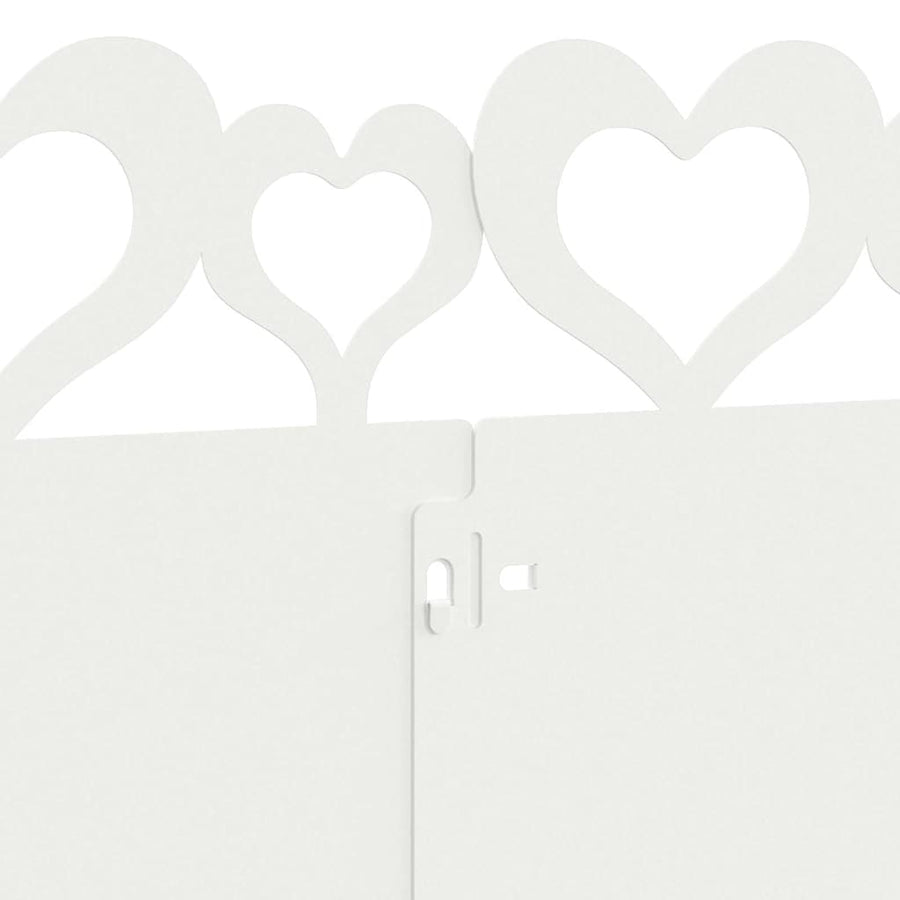 Gazonranden 10 pcs Wit 103 x 0,05 x 22 cm Staal