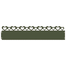 Gazonranden 30 pcs Olijf Groen 103 x 0,05 x 22 cm Staal