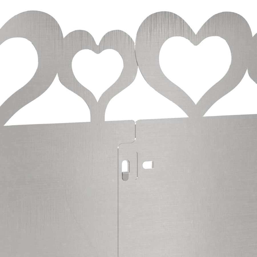 Gazonranden 20 pcs Zilver 103 x 0,05 x 22 cm Roestvrij staal