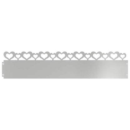 Gazonranden 20 pcs Zilver 103 x 0,05 x 22 cm