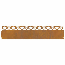 Gazonranden 20 pcs Roestig 103 x 0,05 x 22 cm Cortenstaal