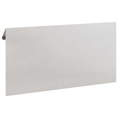 Slakkenhekje 4 pcs Zilver 50 x 3,5 x 25 cm Roestvrij staal
