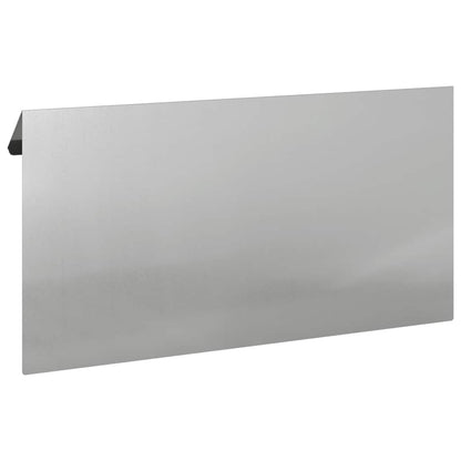 Slakkenhekje 4 pcs Zilver 50 x 3,5 x 25 cm Gegalvaniseerd staal