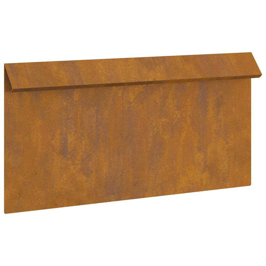 Slakkenhekje Roestig 50 x 3,5 x 25 cm Cortenstaal