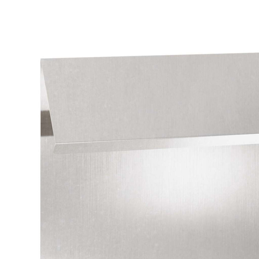 Slakkenhekje Zilver 100 x 3,5 x 25 cm Roestvrij staal