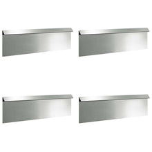 Slakkenhekje 4 pcs Zilver 100 x 3,5 x 25 cm