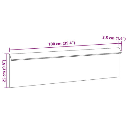 Slakkenhekje 16 pcs Zilver 100 x 3,5 x 25 cm