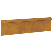 Slakkenhekje Roestig 100 x 3,5 x 25 cm Cortenstaal