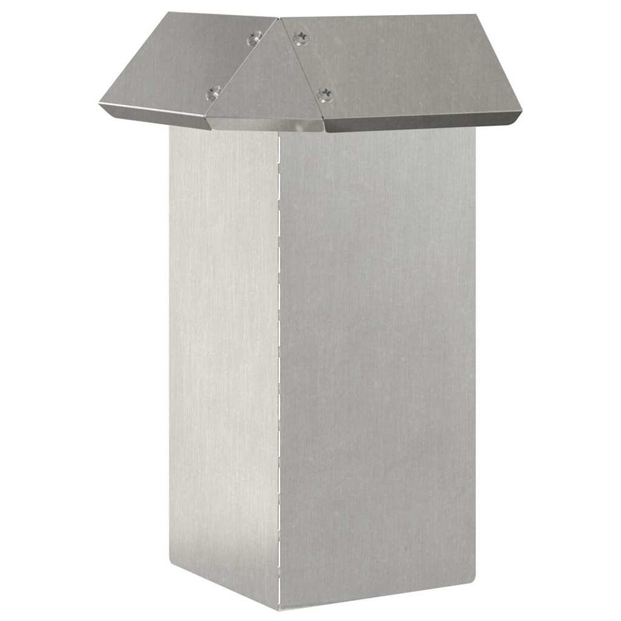 Slakkenhekje 4 pcs Zilver 13,5 x 13,5 x 25 cm Roestvrij staal