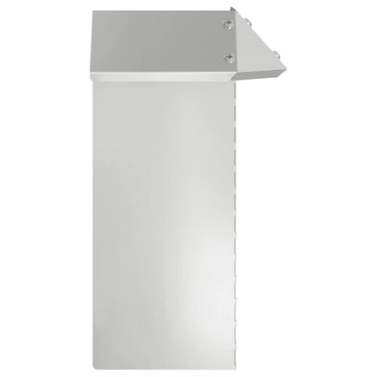 Slakkenhekje 4 pcs Zilver 13,5 x 13,5 x 25 cm