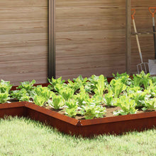 Slakkenhekje 4 pcs Roestig 13,5 x 13,5 x 25 cm Cortenstaal
