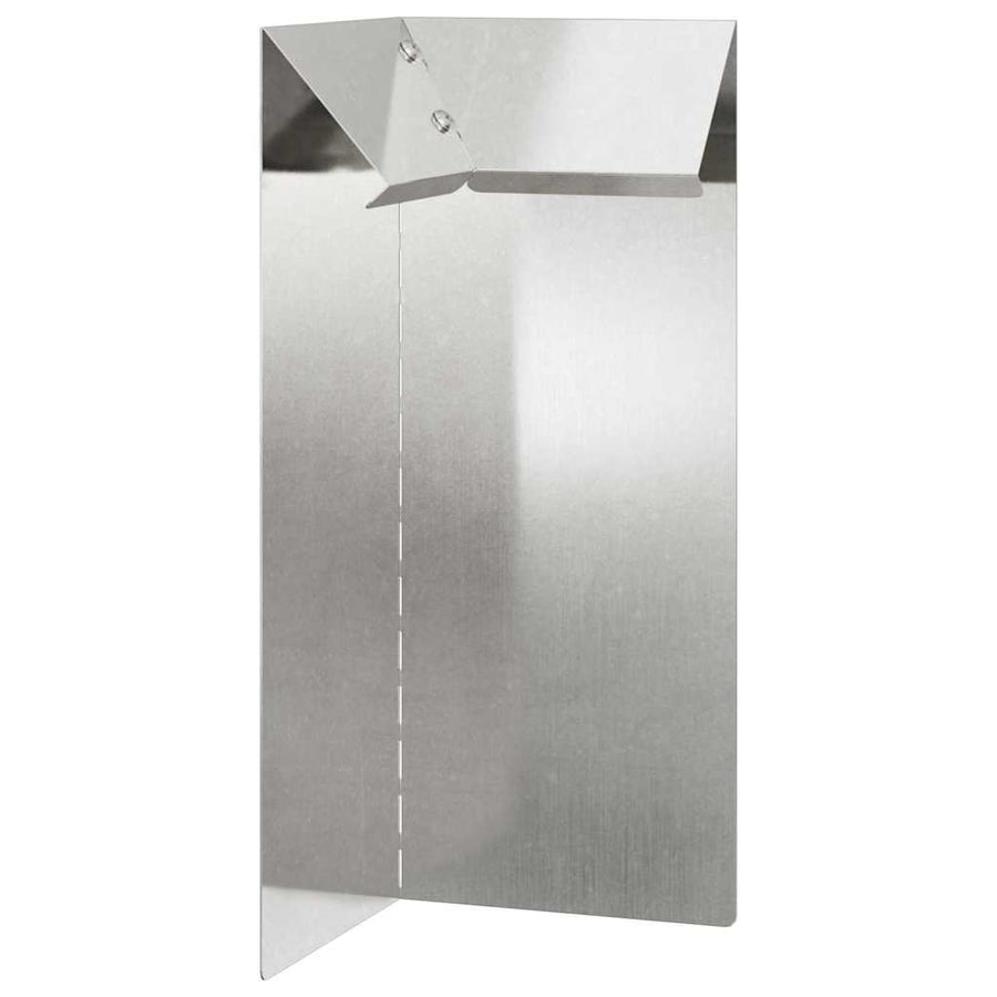 Slakkenhekje Zilver 10 x 10 x 25 cm Roestvrij staal