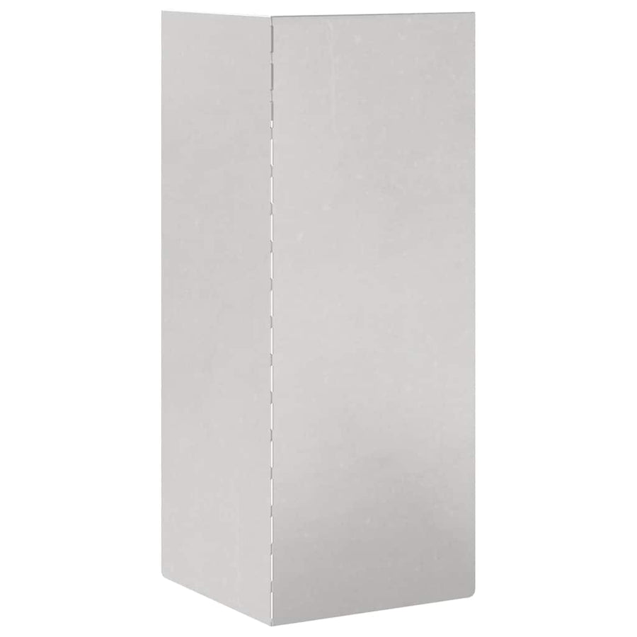 Slakkenhekje Zilver 10 x 10 x 25 cm Roestvrij staal