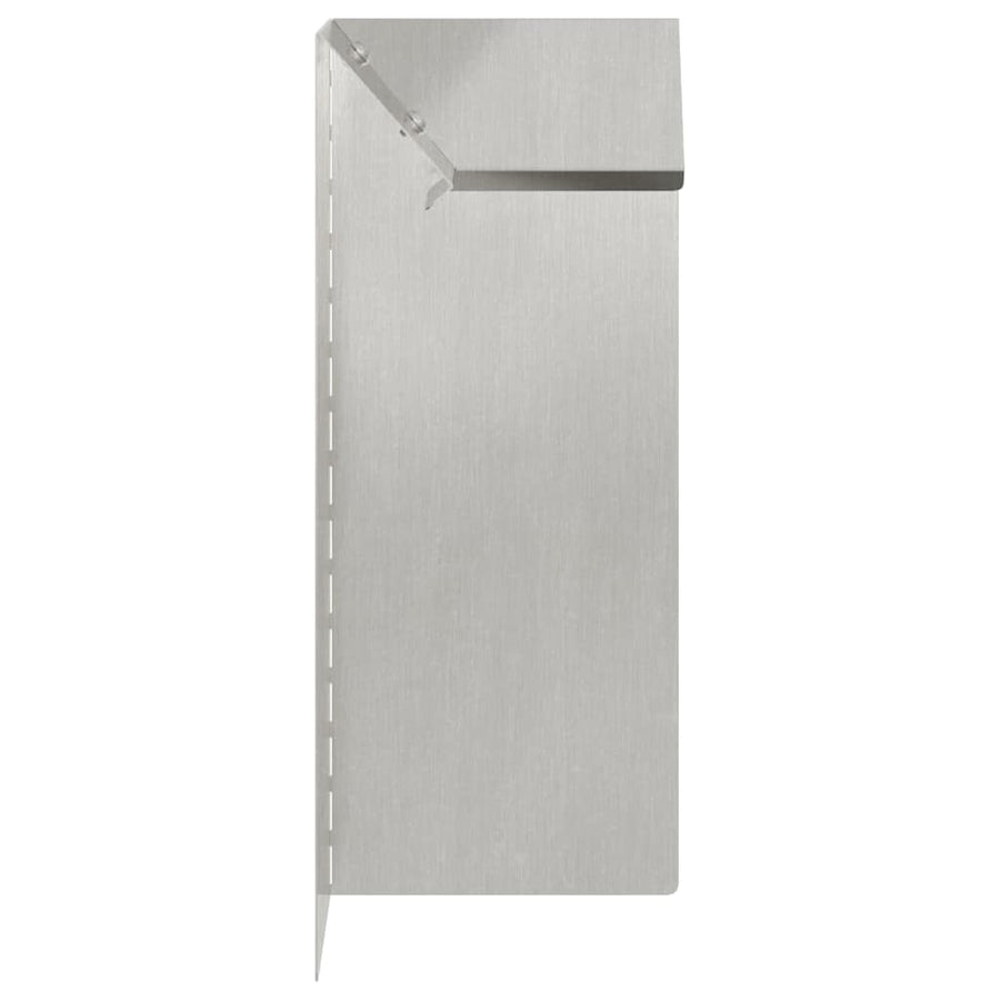 Slakkenhekje Zilver 10 x 10 x 25 cm Roestvrij staal