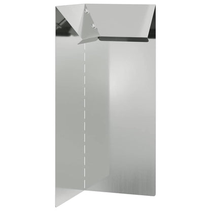 Slakkenhekje Zilver 10 x 10 x 25 cm Gegalvaniseerd staal