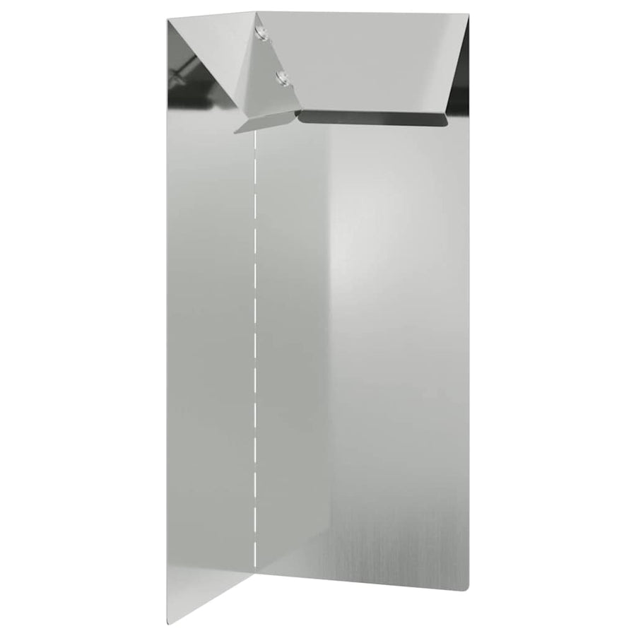 Slakkenhekje Zilver 10 x 10 x 25 cm Gegalvaniseerd staal
