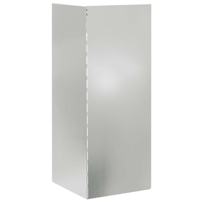 Slakkenhekje Zilver 10 x 10 x 25 cm Gegalvaniseerd staal