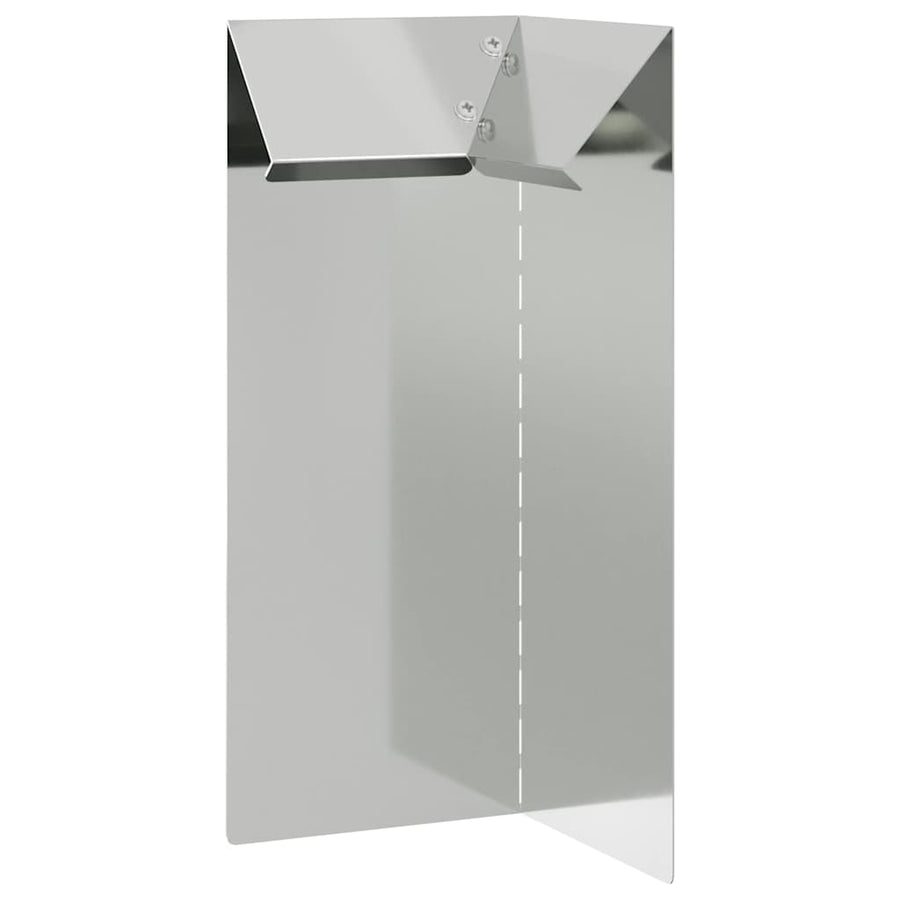 Slakkenhekje Zilver 10 x 10 x 25 cm Gegalvaniseerd staal