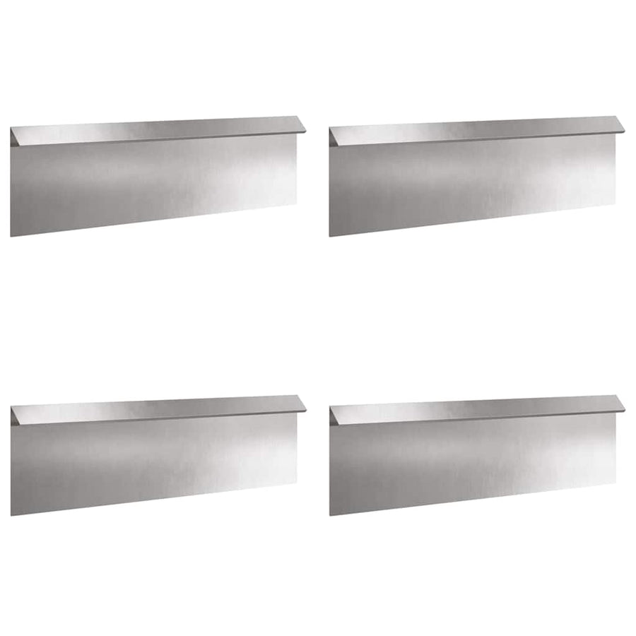 Slakkenhekken 8 pcs Zilver Roestvrij staal