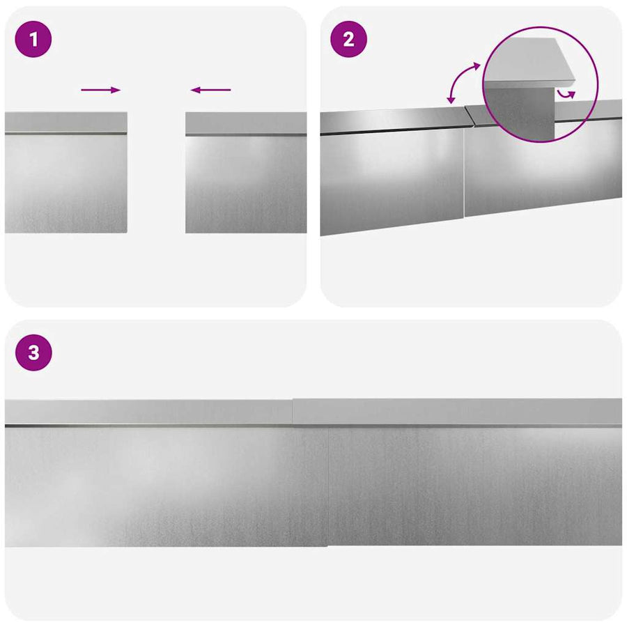 Slakkenhekken 8 pcs Zilver Gegalvaniseerd staal