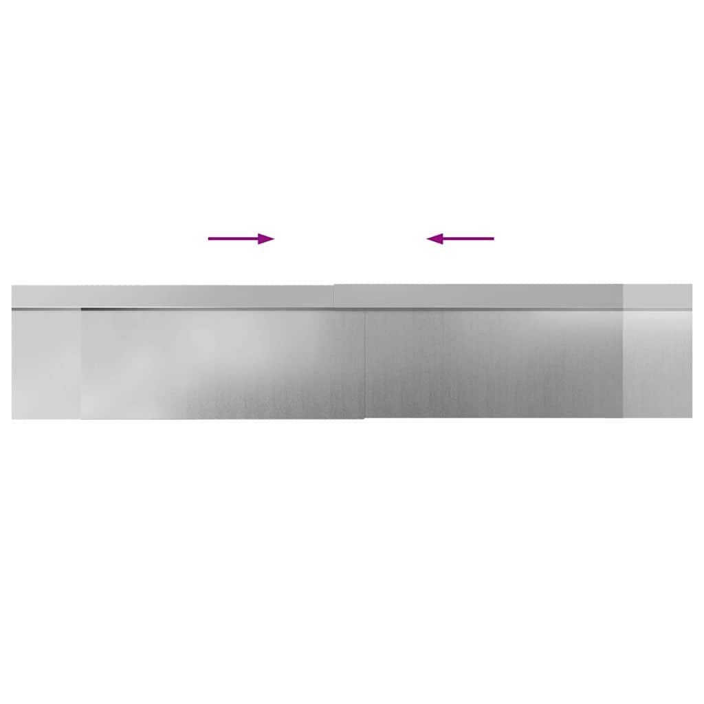 Slakkenhekken 8 pcs Zilver Gegalvaniseerd staal