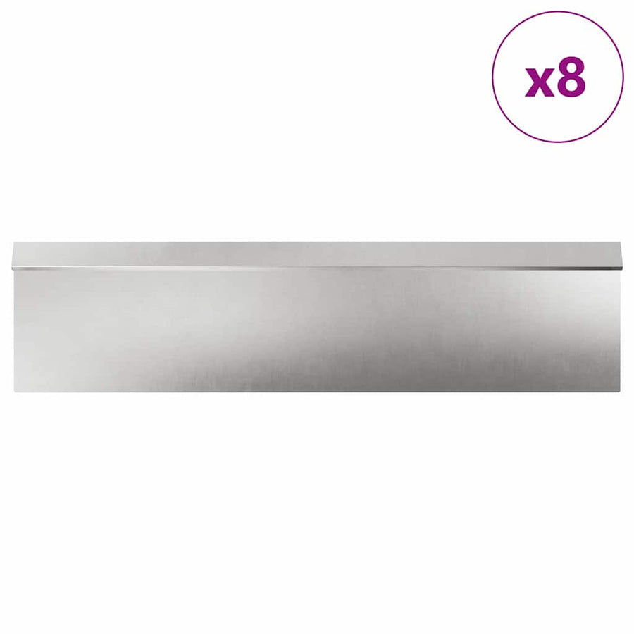 Slakkenhekken 12 pcs Zilver Roestvrij staal