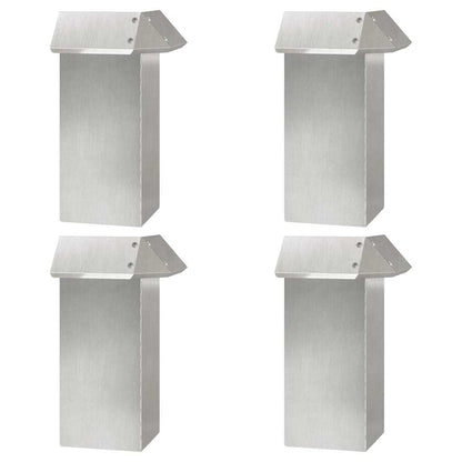 Slakkenhekken 20 pcs Zilver Roestvrij staal