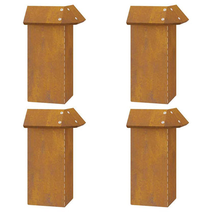Slakkenhekken 20 pcs Roestig Cortenstaal