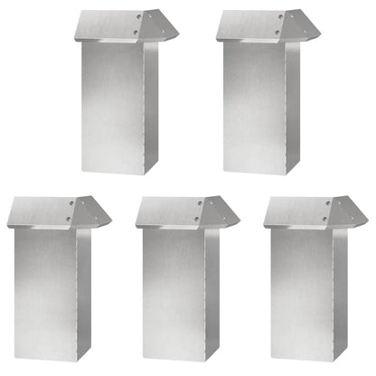 Slakkenhekken 16 pcs Zilver Roestvrij staal