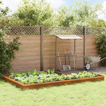 Slakkenhekken 16 pcs Roestig Cortenstaal