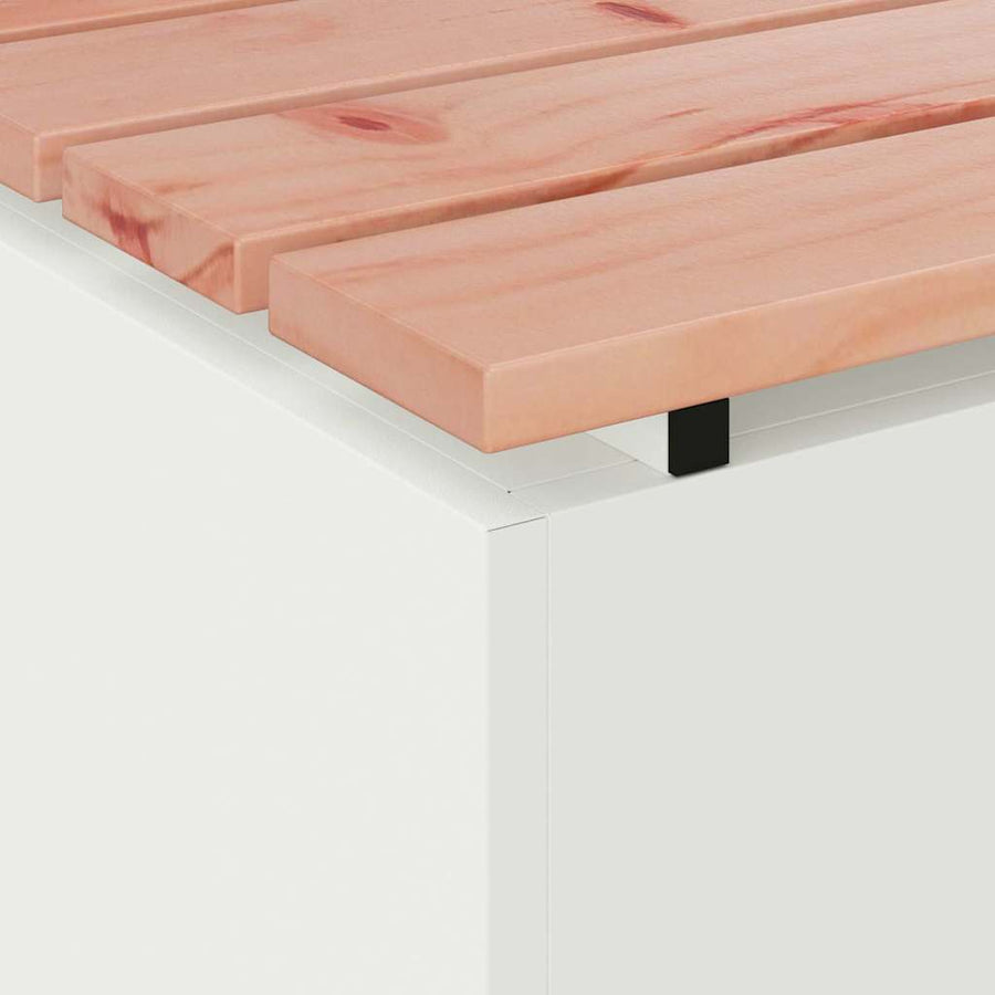 Tuinbank Wit 60 x 40 x 43 cm Staal