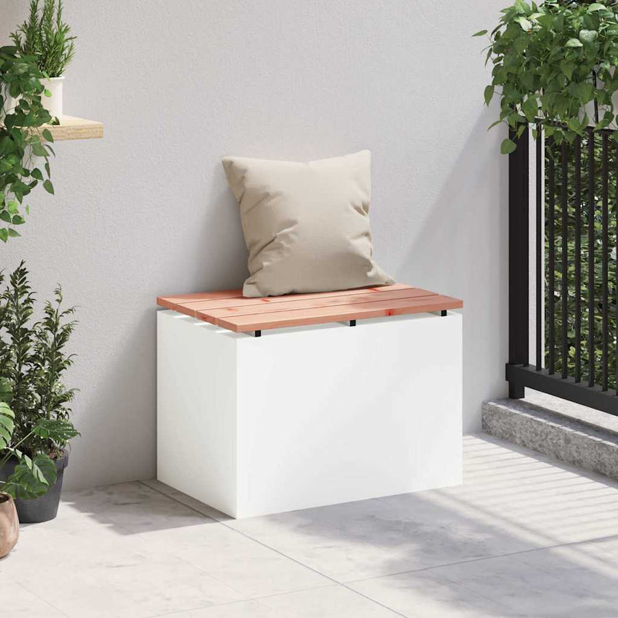 Tuinbank Wit 60 x 40 x 43 cm Staal